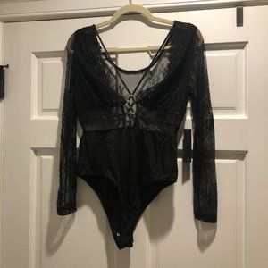 Venus Long Sleeve Bodysuit (S)